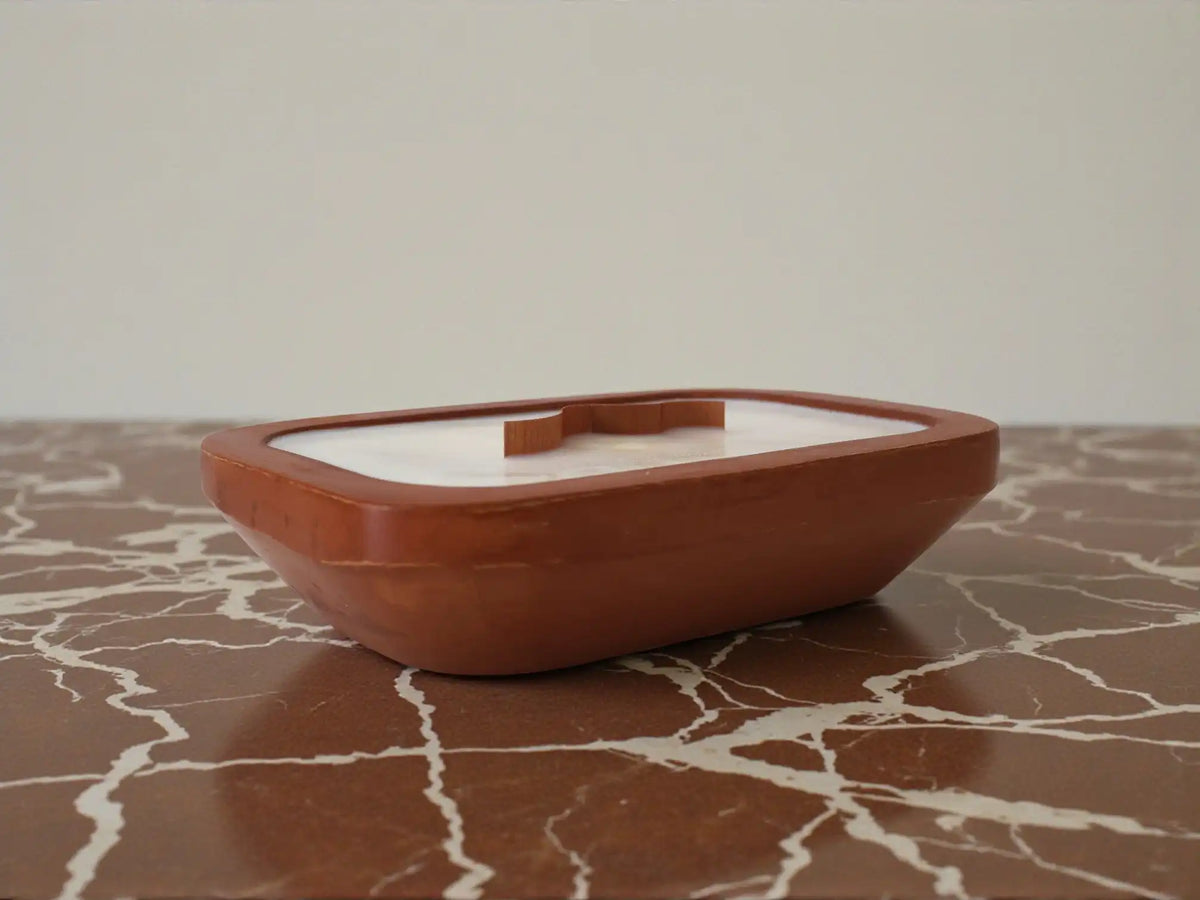 Luxury Wooden Bowl Candle 2x6x9 inches