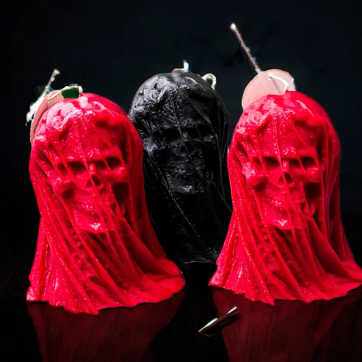 Veiled Death Candle 5x4 inches