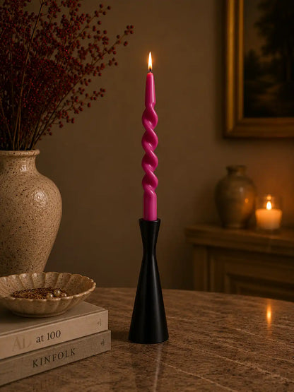 Twisted Spiral Candle 9.75x7/8 inches