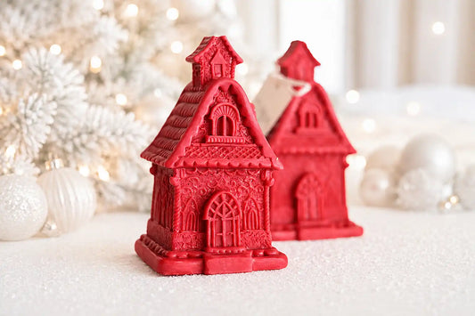 Gingerbread House Candle 6x3.5 inches