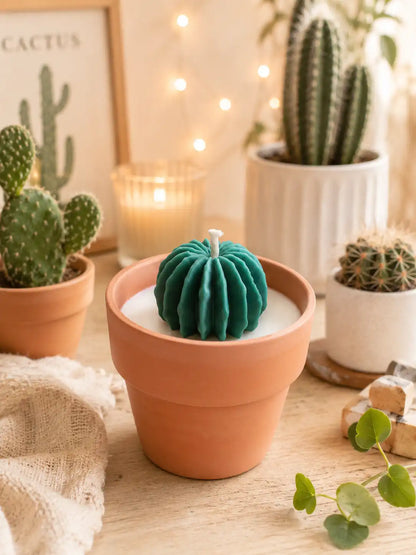 Cactus Succulent Candle