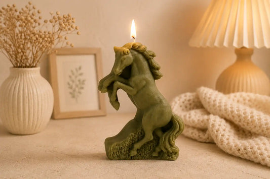 Small Horse Candle 3.5x2.25 inches