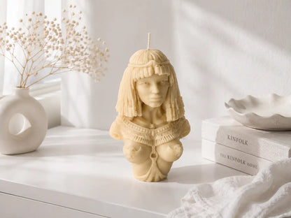 Artistic Lady Candle: 6x4 inches