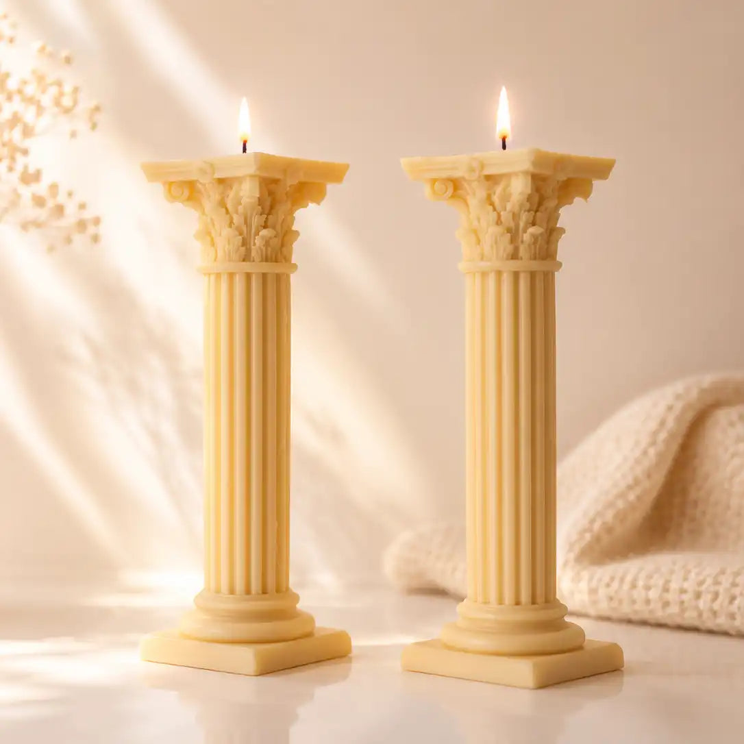 Rod Column Candle 11x3.5 inches