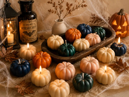 Mini Pumpkin Candle 2x2.5 inches