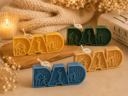 DAD Letter Candle 1.5x4.5 inches