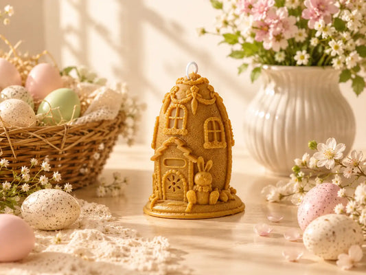 Egg House Candle 6x4 inches