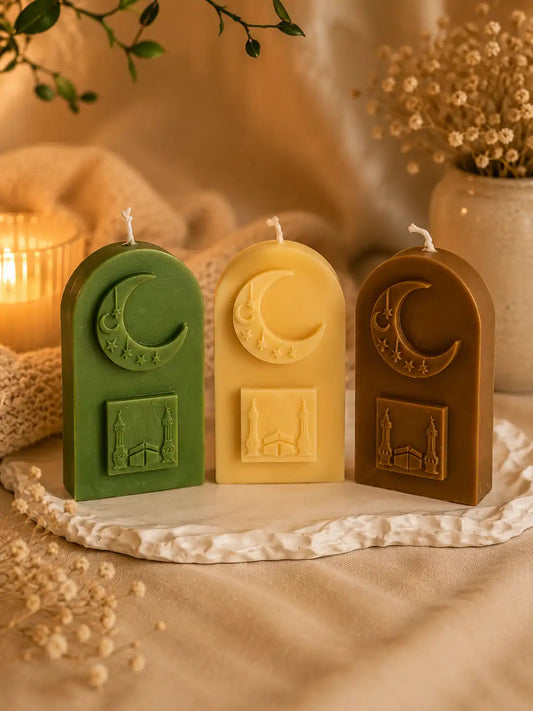 Ramadan Decor Candle 5x3 inches