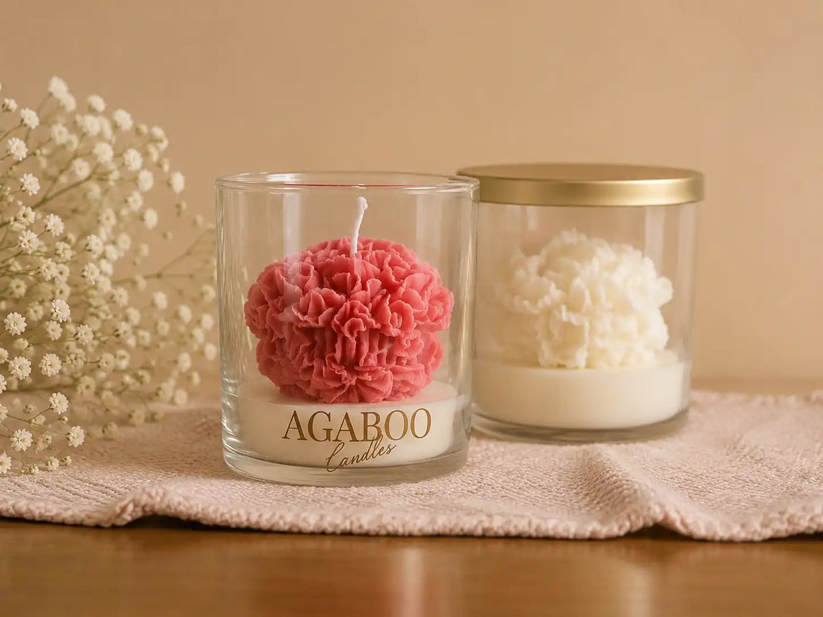 Bouquet Candle in Glass Jar 3.5x3.25 inches