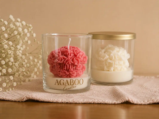 Bouquet Candle in Glass Jar 3.5x3.25 inches
