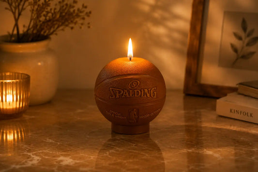 Basketball-Shaped Candle 5x4.5 inches