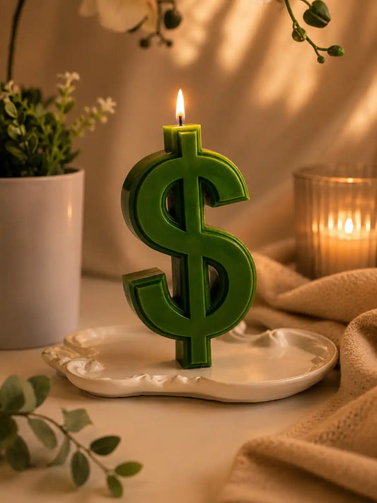Dollar Shaped Candle 6x3 inches