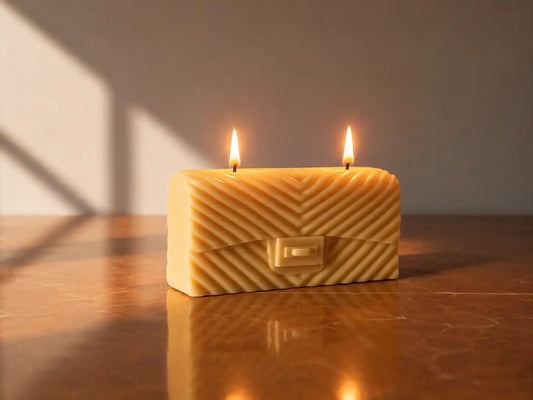 Large Purse Candle 3.5x7 inches