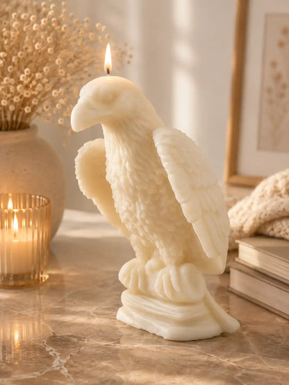 Huge Eagle Candle 8.5x8 inches