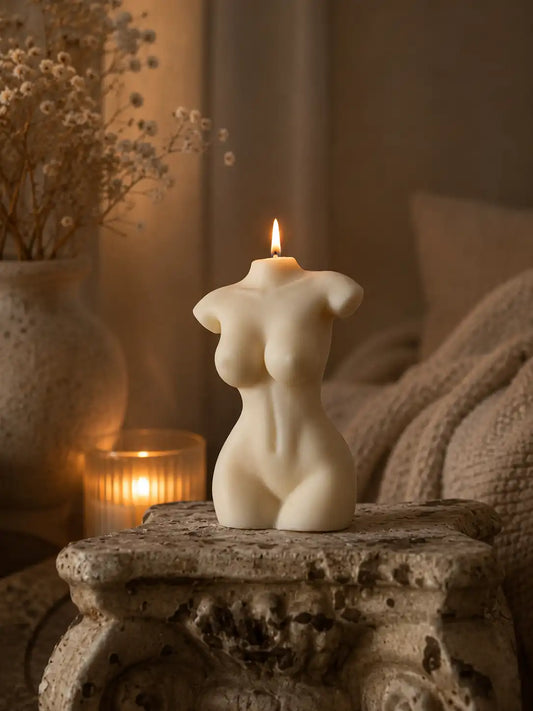 Small Body Shape Candle 4x2.13 inches