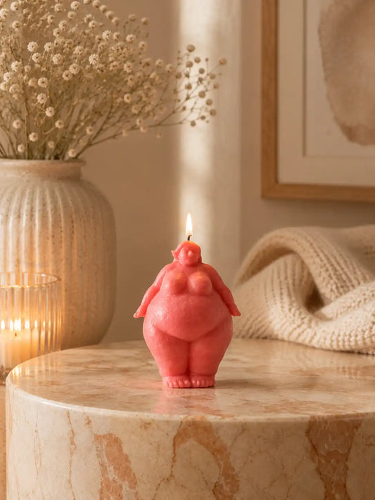 Sensual Woman Candle 4x2.5 inches