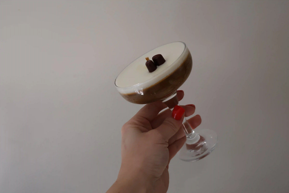 Espresso Martini Cocktail Candle 5.5x3.5 inches