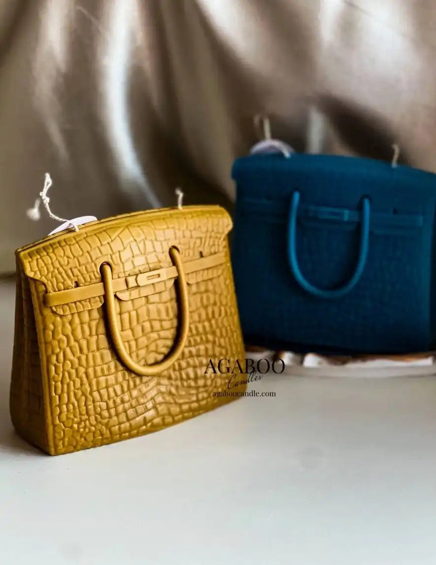 Huge Handbag Purse Candle 5x6 inches