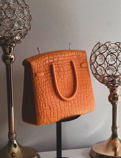 Huge Handbag Purse Candle 5x6 inches