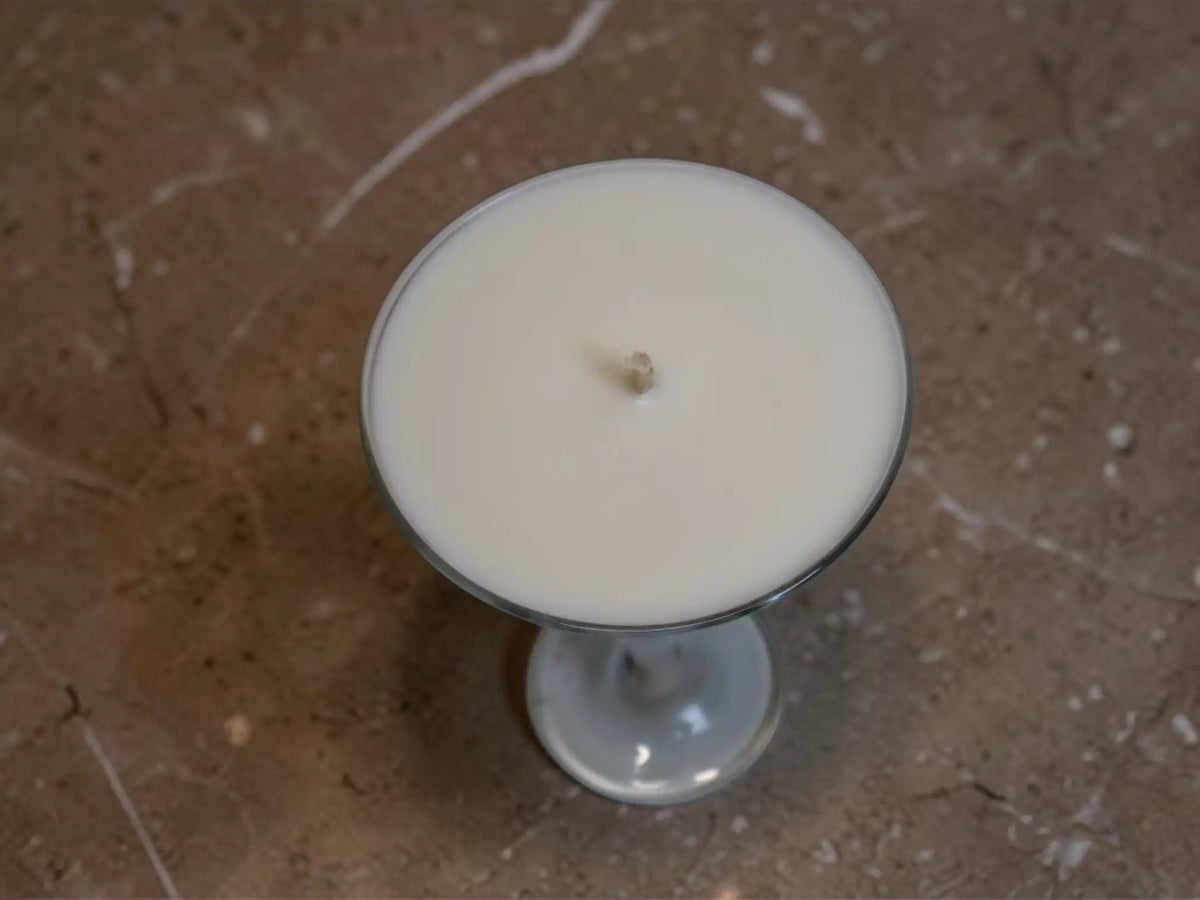 Martini Glass Candle