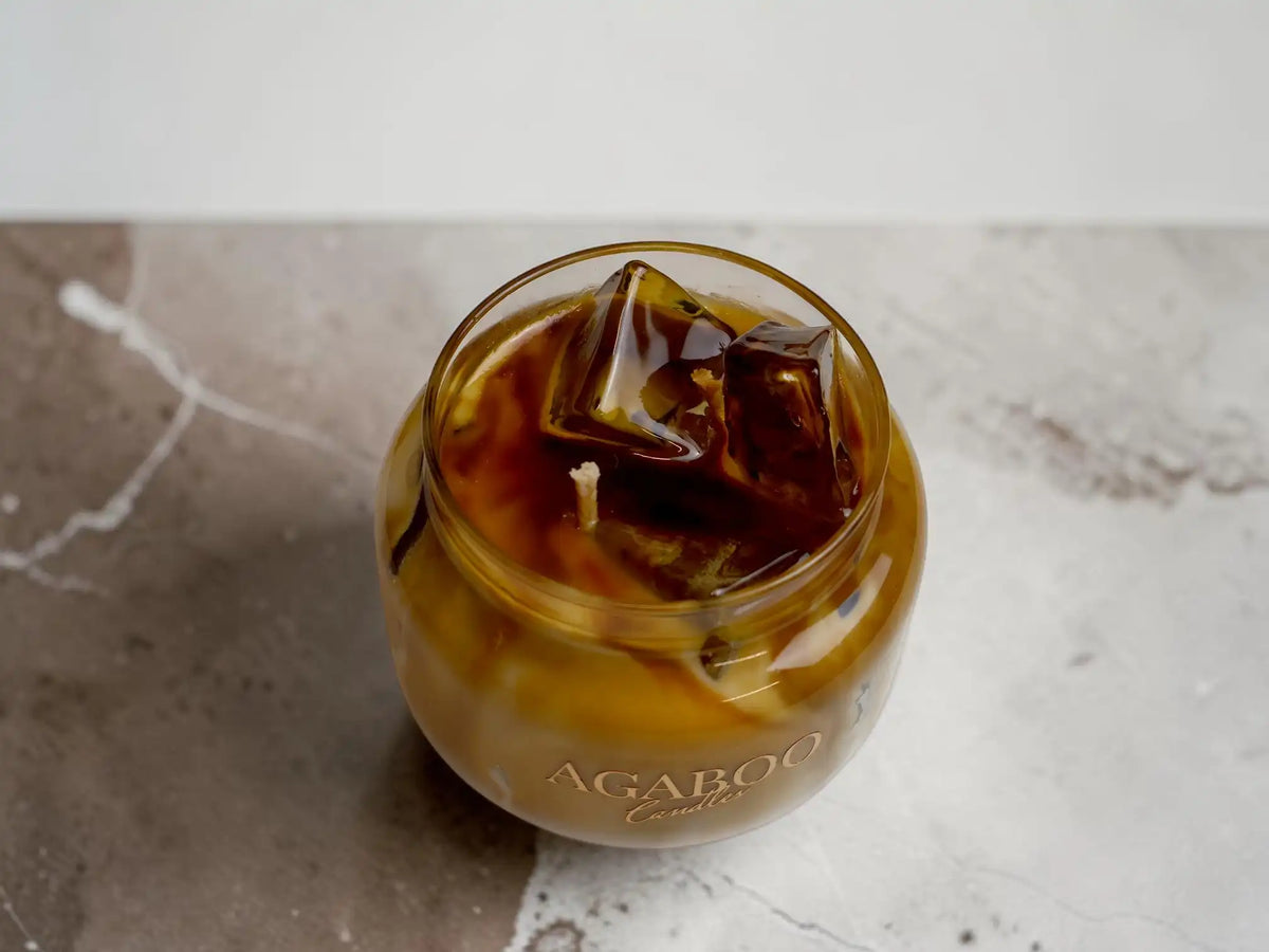 Large Iced Coffee Candle II 2.75x4 inches