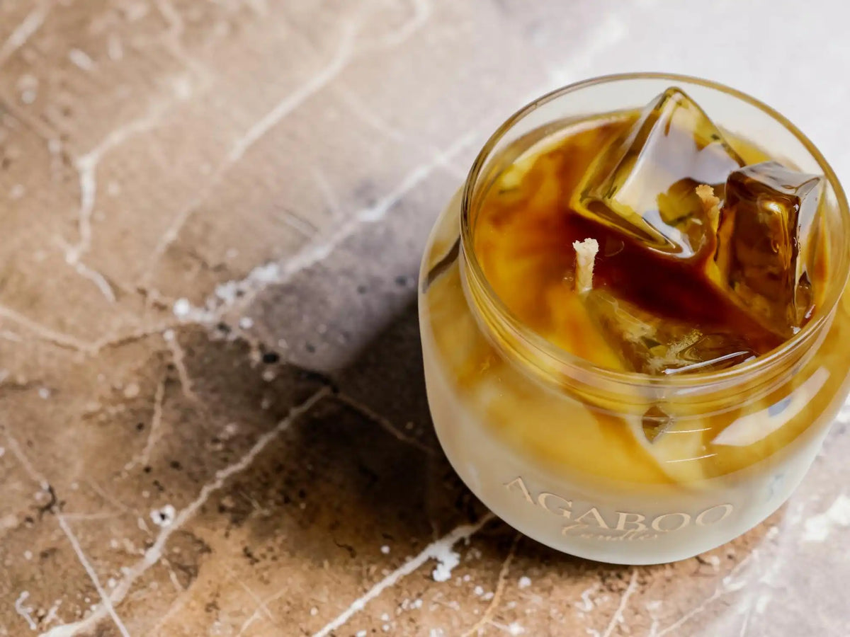 Large Iced Coffee Candle II 2.75x4 inches