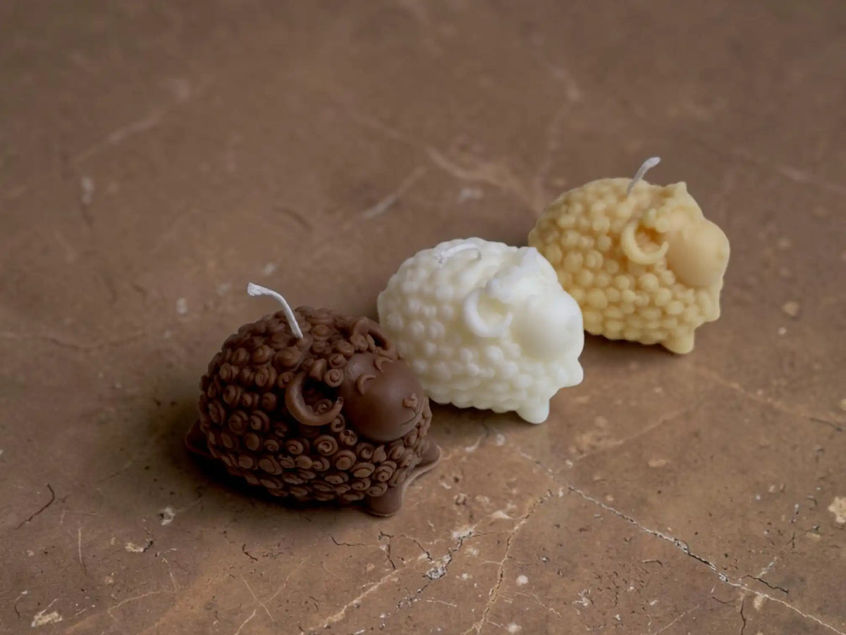 Sheep Candle 2x2.75 inches
