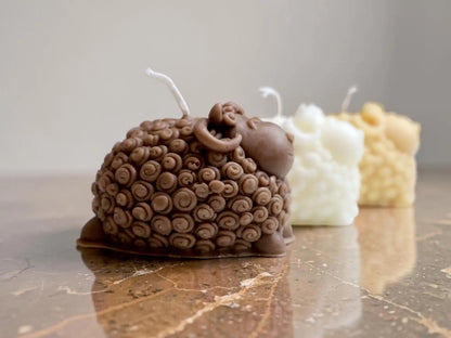 Sheep Candle 2x2.75 inches