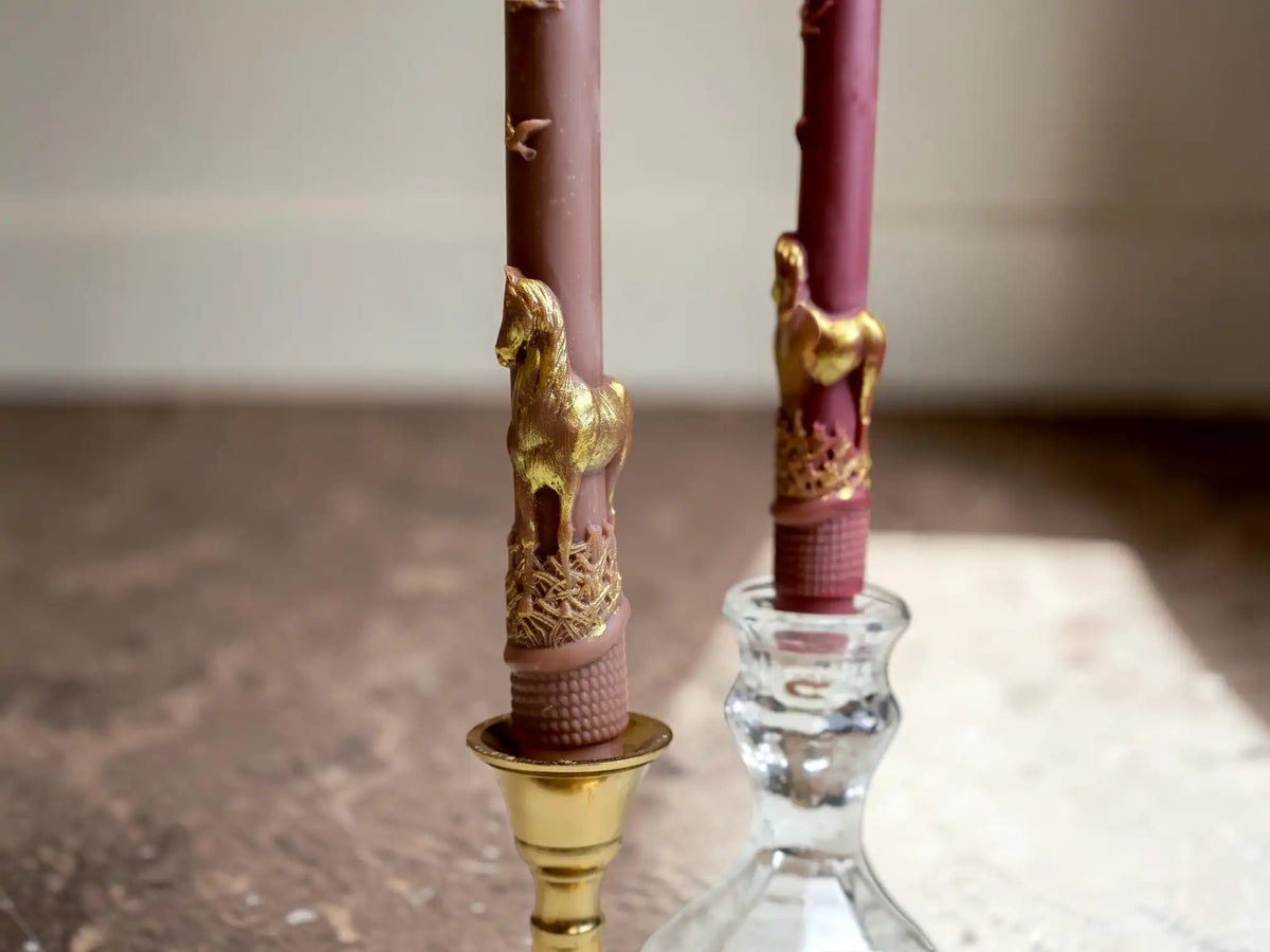 Horse Taper Candle 8,5x7/8 inches
