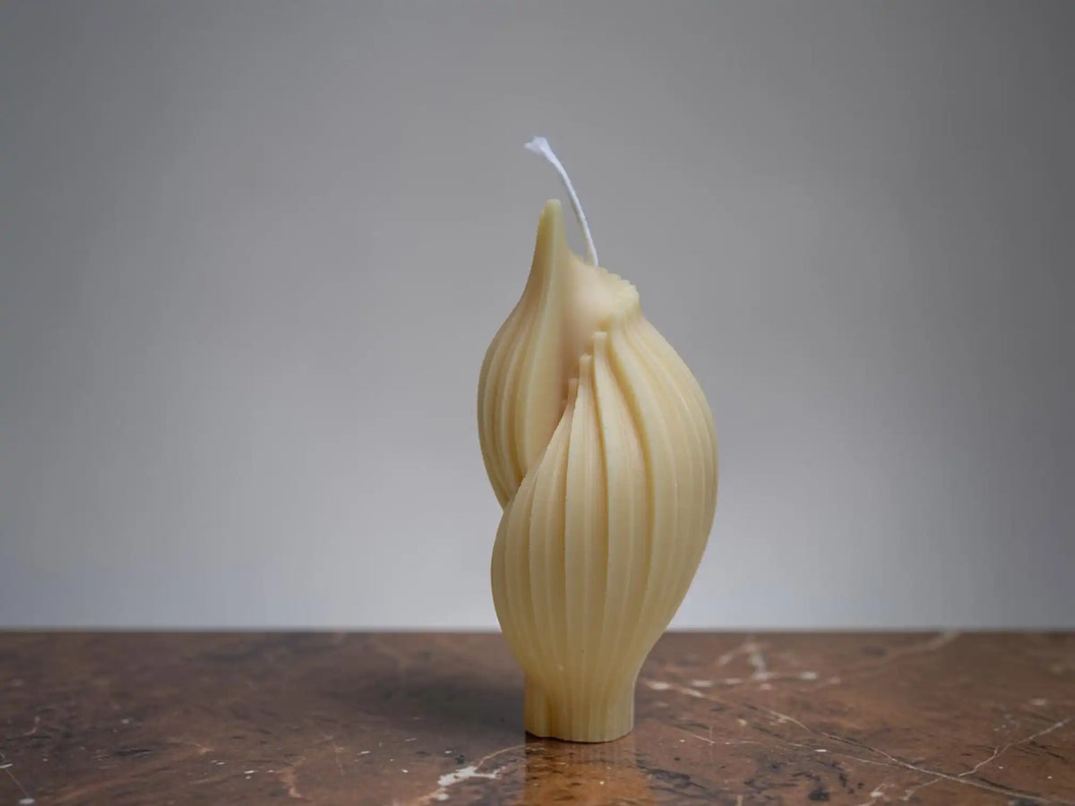 Abstract Spiral Candle 4.5x2 inches