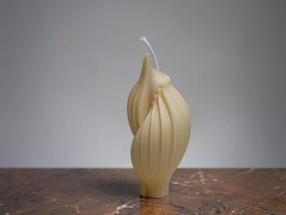 Abstract Spiral Candle 4.5x2 inches