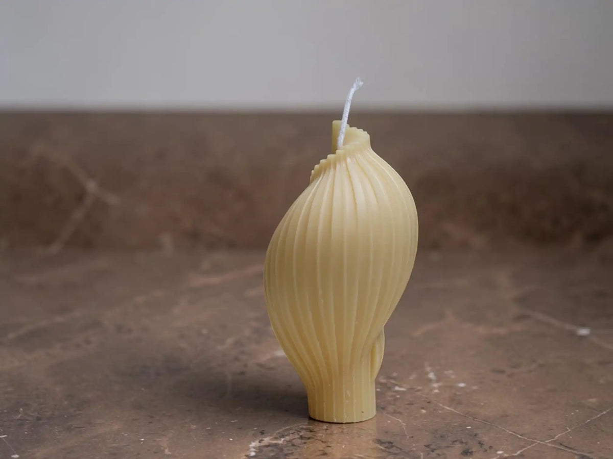 Abstract Spiral Candle 4.5x2 inches
