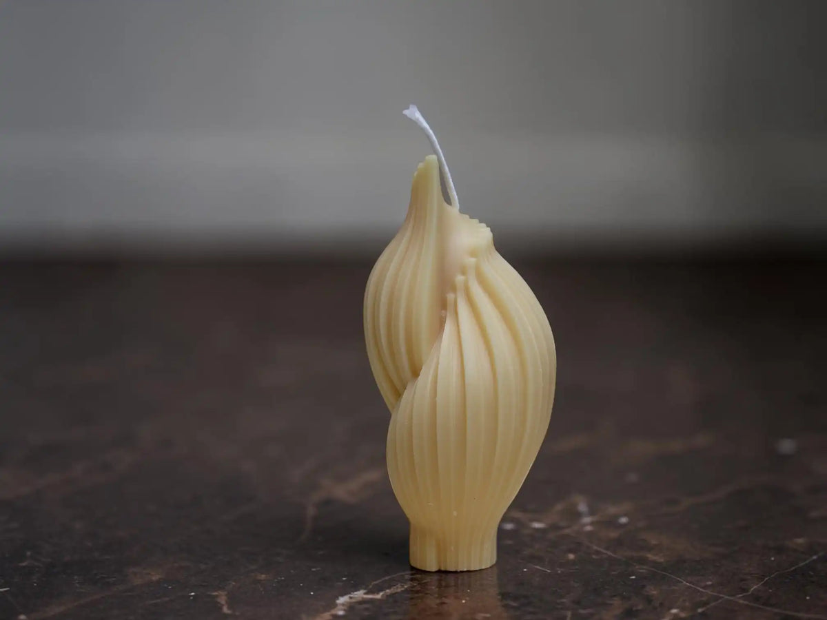 Abstract Spiral Candle 4.5x2 inches