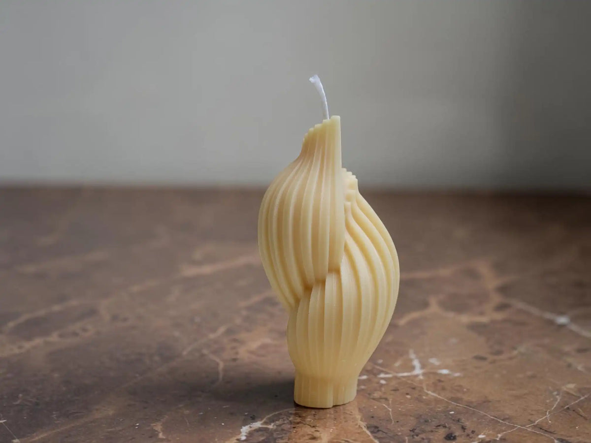 Abstract Spiral Candle 4.5x2 inches