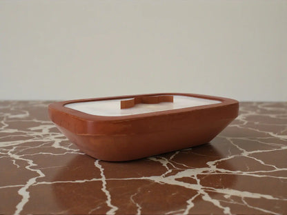Luxury Wooden Bowl Candle 2x6x9 inches