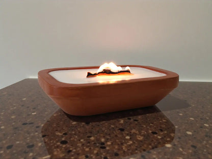 Luxury Wooden Bowl Candle 2x6x9 inches