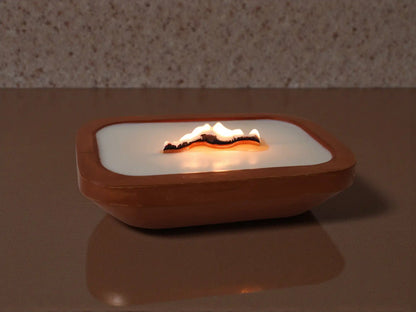 Luxury Wooden Bowl Candle 2x6x9 inches