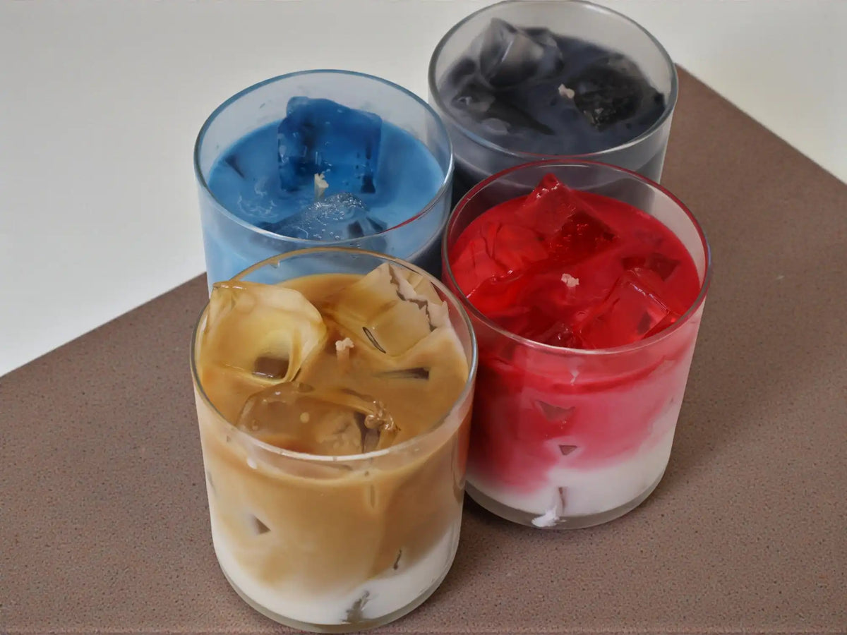 Iced Coffee Candle Dessert 3.4x3.2 inches