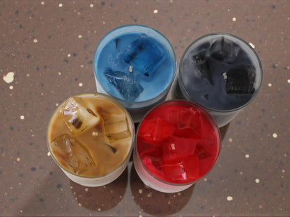 Iced Coffee Candle Dessert 3.4x3.2 inches