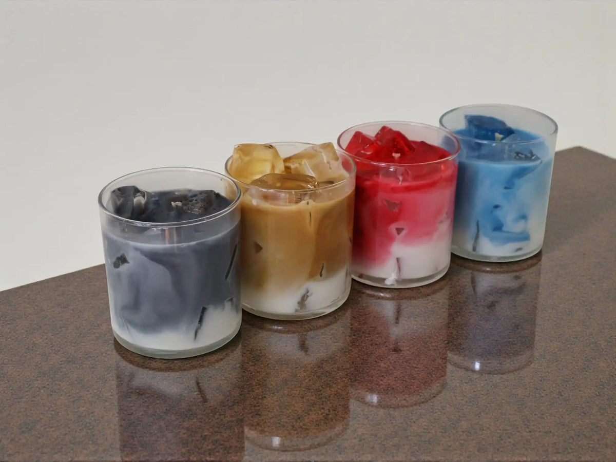 Iced Coffee Candle Dessert 3.4x3.2 inches