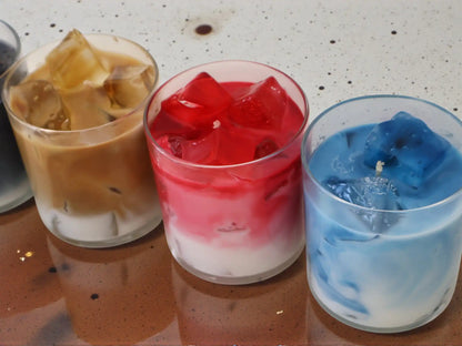 Iced Coffee Candle Dessert 3.4x3.2 inches