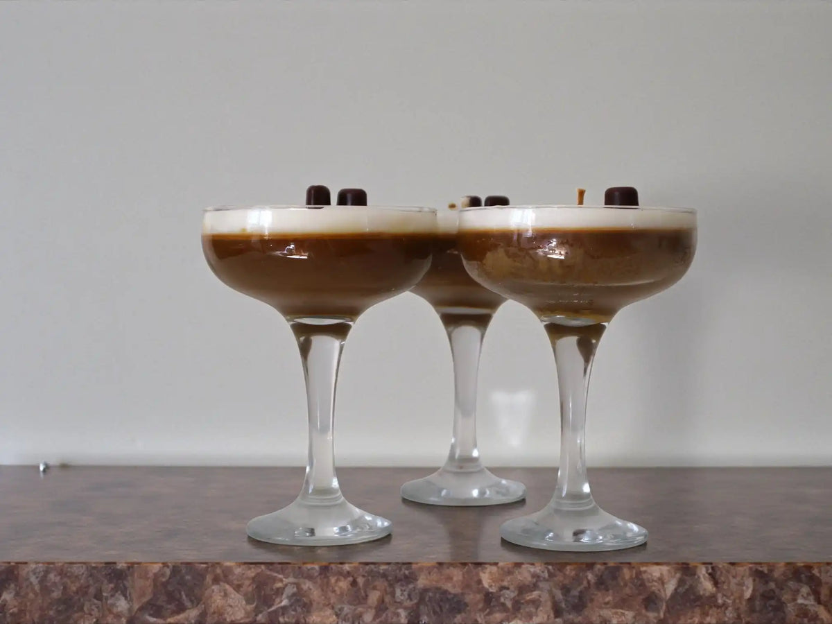 Espresso Martini Cocktail Candle 5.5x3.5 inches