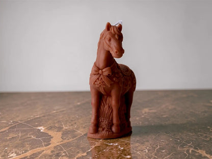 Horse Sculpture Candle 5x4 inches