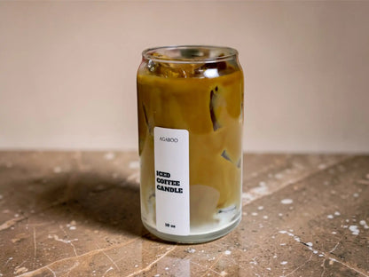 Large Iced Coffee Candle 5.5x3 inches 13.5 fl.oz