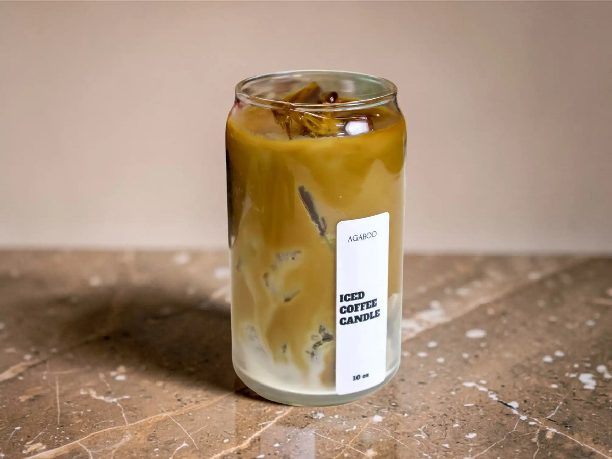 Large Iced Coffee Candle 5.5x3 inches 13.5 fl.oz
