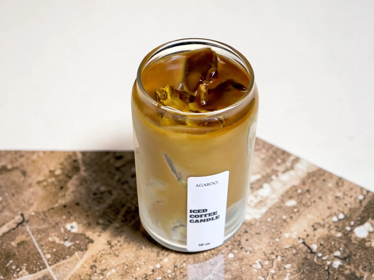 Large Iced Coffee Candle 5.5x3 inches 13.5 fl.oz