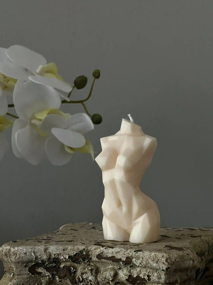 Small Female Body Candle 4x2 inches