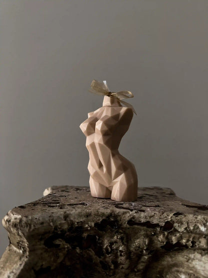 Small Female Body Candle 4x2 inches