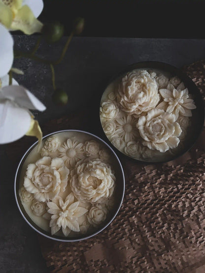 Flower Blossom Candle 2x5.5 inches: 12 fl.oz