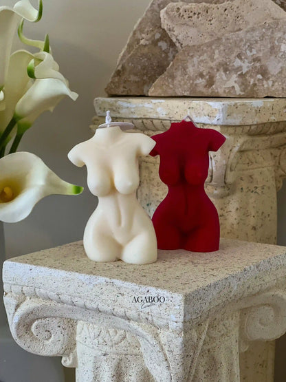Small Body Shape Candle 4x2.13 inches